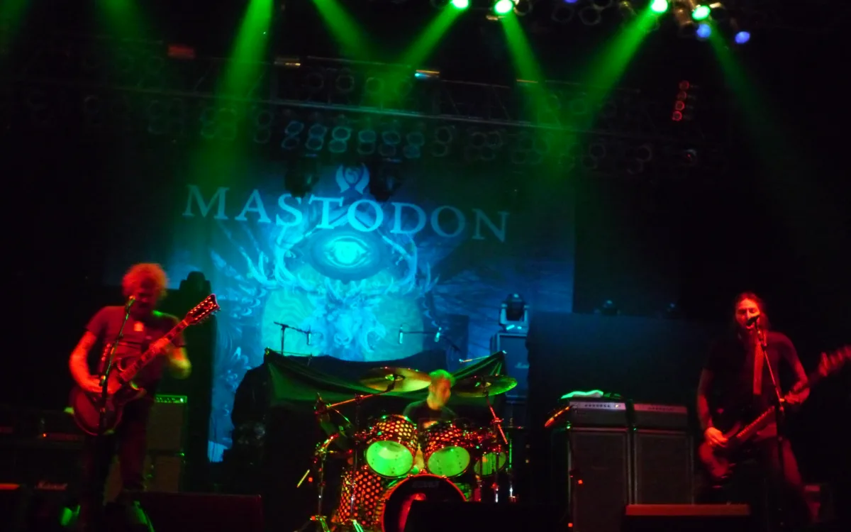 Группа Mastodon выступает в Вене
