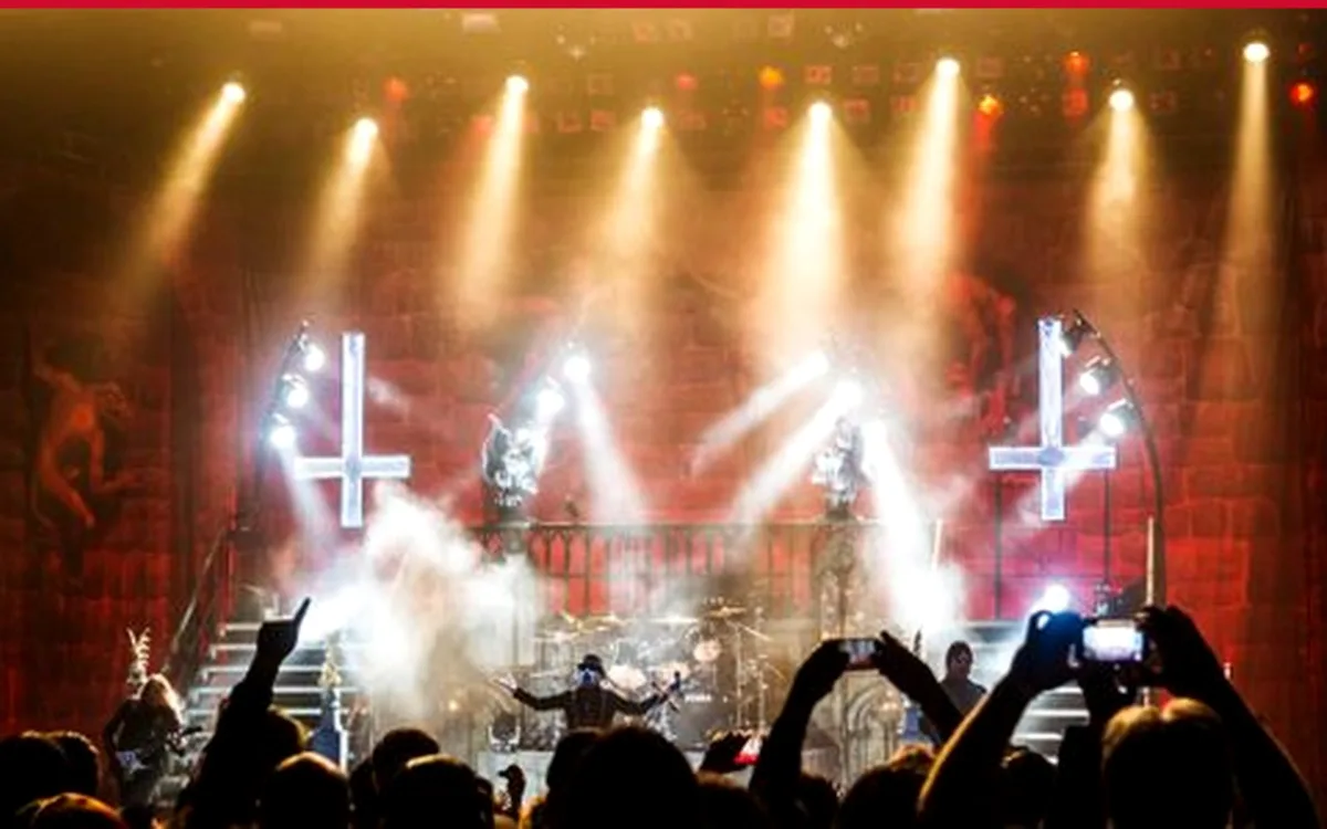 King Diamond на концертной сцене, фото Vince Edwards